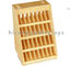 Scaffale di esposizione essenziale di vendita al dettaglio 4-Tier di esposizione della betulla degli scaffali della bottiglia di legno del controsoffitto 240 fornitore
